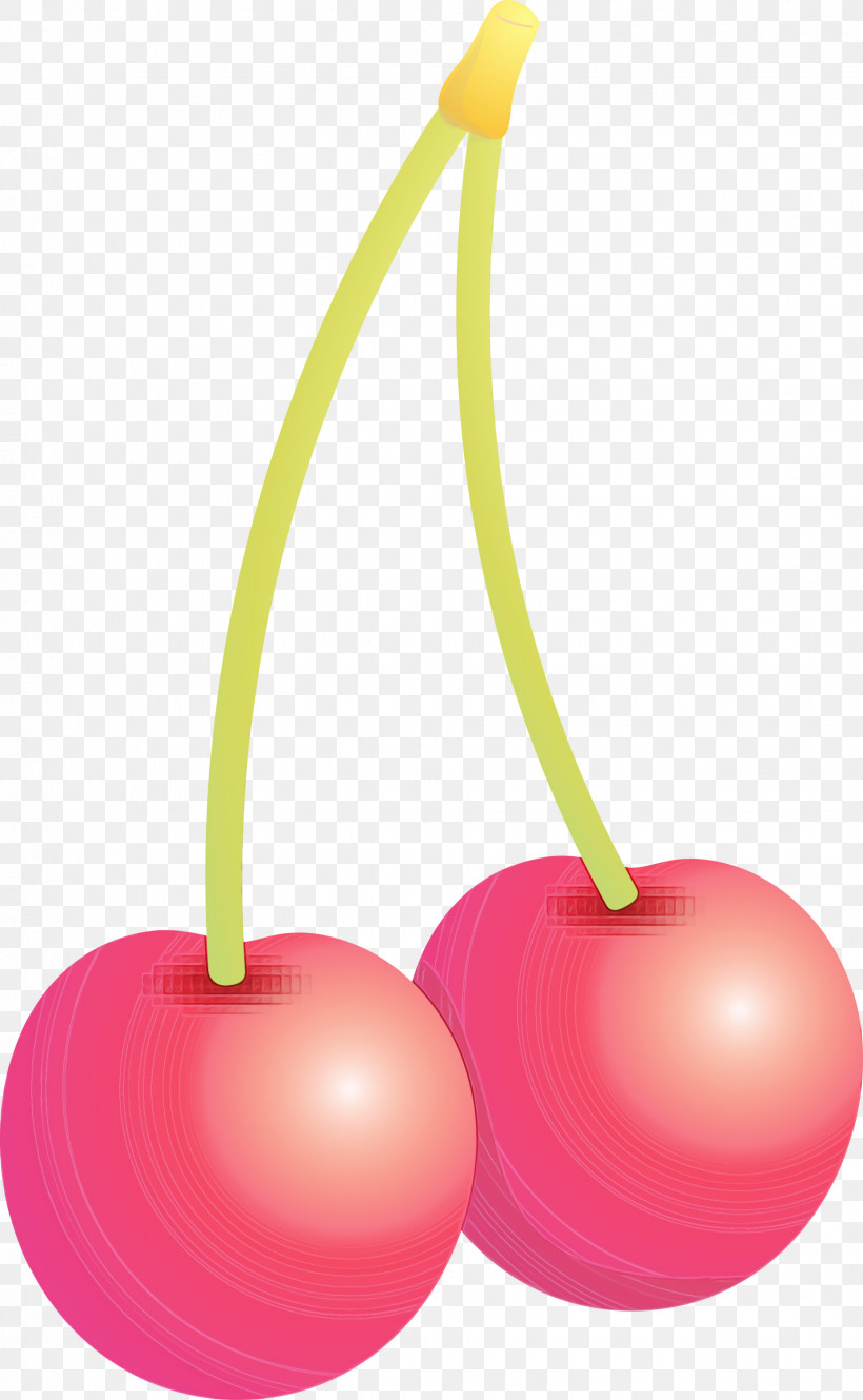 Cherry Pink Plant Fruit Drupe, PNG, 1850x3000px, Cherry, Drupe, Fruit, Magenta, Paint Download Free