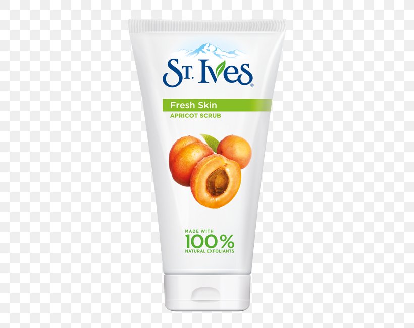Exfoliation St. Ives Fresh Skin Apricot Scrub Moisturizer Facial, PNG, 437x649px, Exfoliation, Apricot, Cleanser, Cosmetics, Cream Download Free