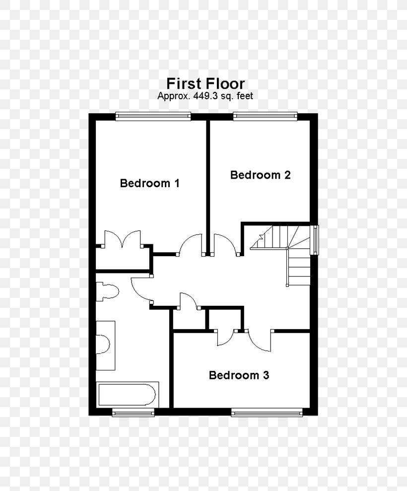 Floor Plan House Storey Apartment Bedroom, PNG, 520x989px, Floor Plan, Apartment, Area, Bedroom, Black And White Download Free