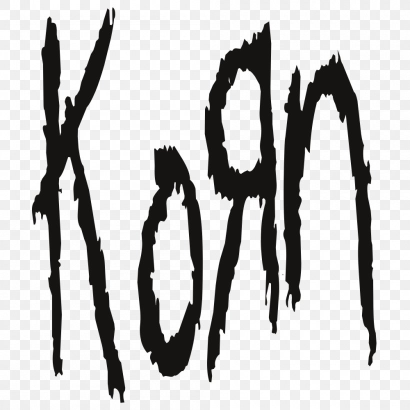Korn Logo Life Is Peachy, PNG, 1000x1000px, Korn, Adidas, Alternative Metal, Another Brick In The Wall, Black And White Download Free