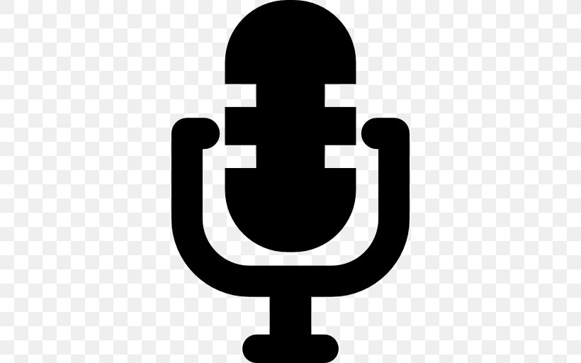Microphone Sound Recording And Reproduction Song Human Voice, PNG, 512x512px, Microphone, Black And White, Dictation Machine, Electronics, Human Voice Download Free