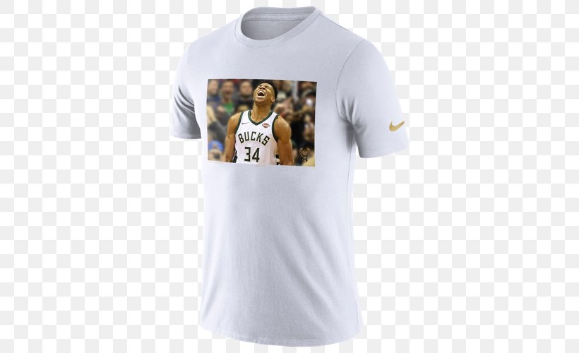 T-shirt Milwaukee Bucks Nike Dri-FIT, PNG, 500x500px, Tshirt, Active Shirt, Adidas, Basketball, Brand Download Free