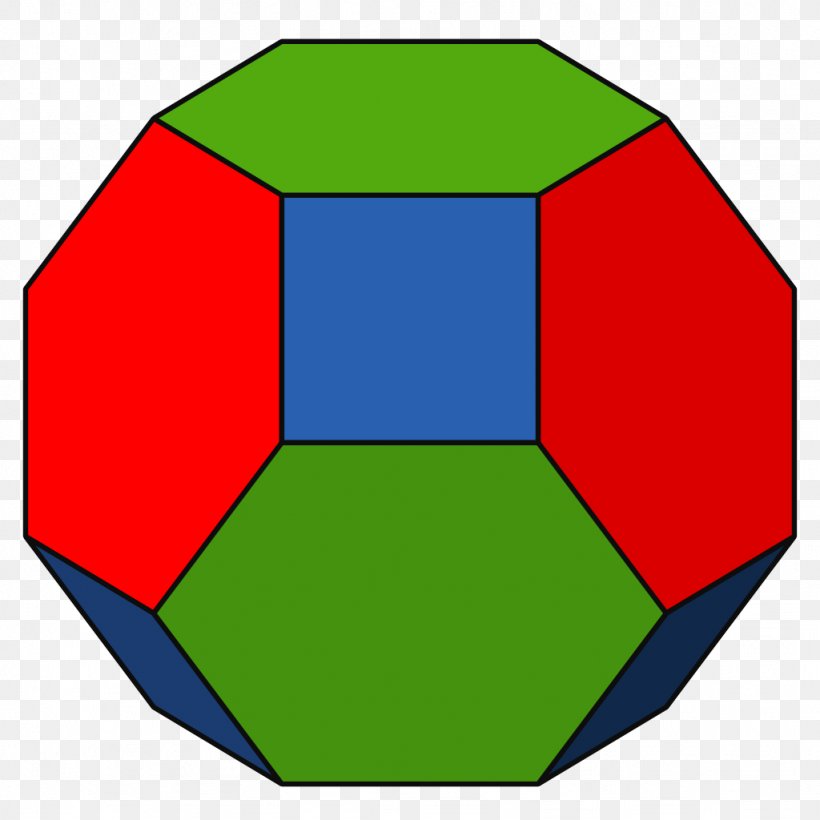Truncated Octahedron Truncation Archimedean Solid Face, PNG, 1024x1024px, Truncated Octahedron, Archimedean Solid, Area, Ball, Edge Download Free