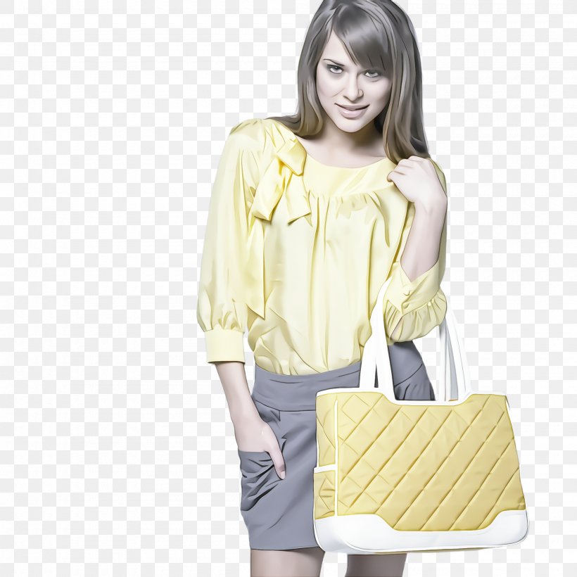 White Clothing Yellow Beige Blouse, PNG, 2000x2000px, White, Bag, Beige, Blouse, Clothing Download Free