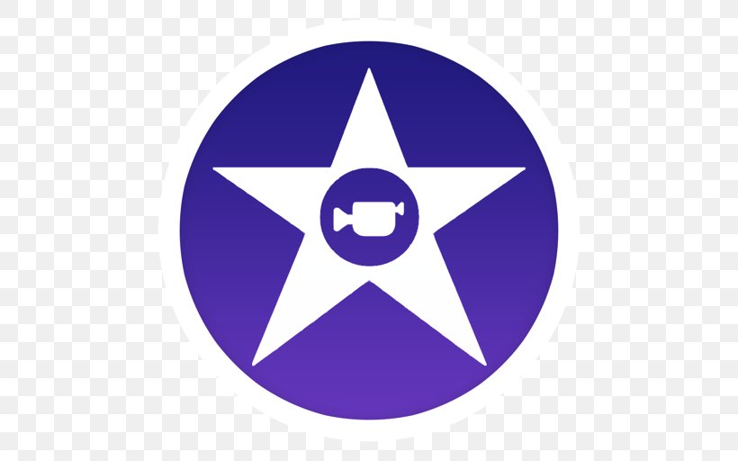 Electric Blue Area Purple Symbol, PNG, 512x512px, Imovie, App Store, Apple, Area, Brand Download Free