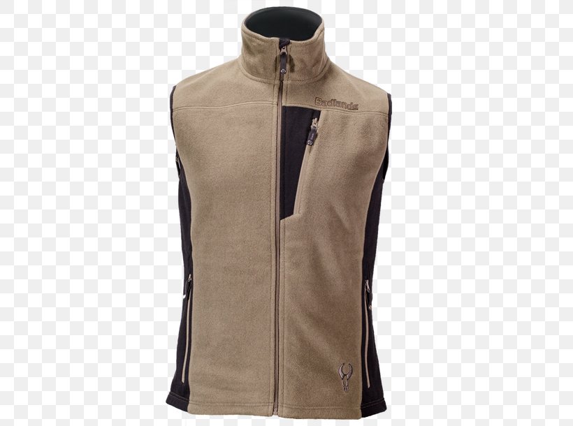 Gilets Fleece Jacket Polar Fleece Clothing, PNG, 610x610px, Gilets, Backpack, Badlands, Bag, Beige Download Free