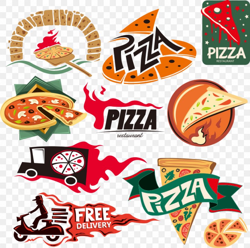 Pizza Fast Food Take-out Clip Art, PNG, 880x875px, Pizza, Artwork, Cartoon, Cuisine, Delivery Download Free