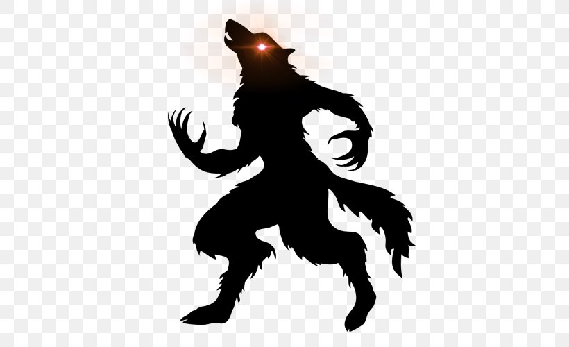 Werewolf Halloween Illustration, PNG, 500x500px, Werewolf, Carnivoran, Fictional Character, Full Moon, Halloween Download Free
