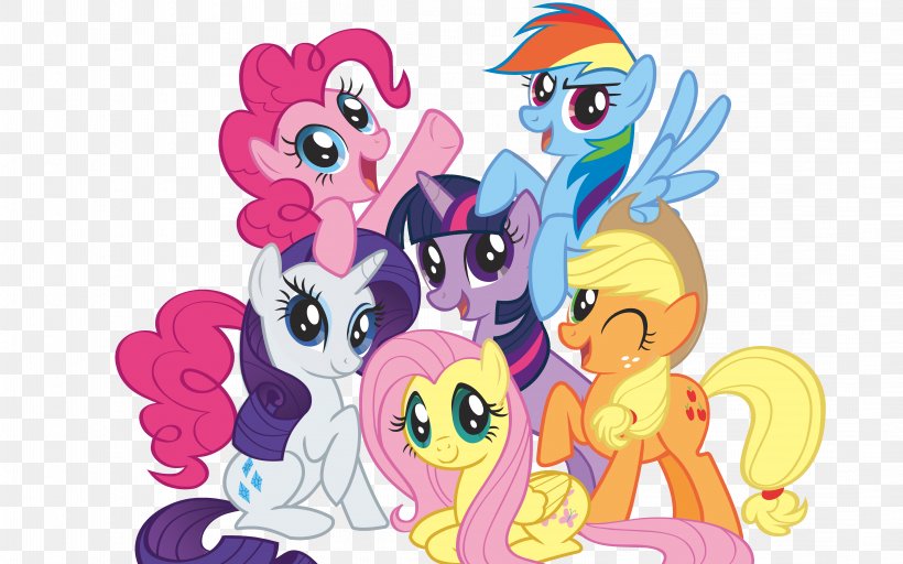 Pinkie Pie Rainbow Dash Twilight Sparkle Rarity Pony, PNG, 7238x4524px, Pinkie Pie, Art, Cartoon, Equestria, Fictional Character Download Free
