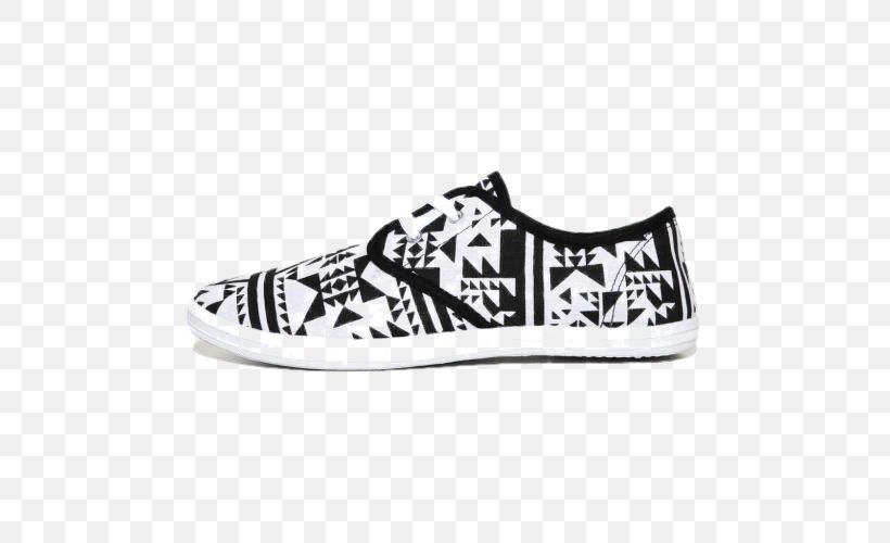 Skate Shoe Sneakers White Pattern, PNG, 500x500px, Skate Shoe, Athletic Shoe, Black, Black And White, Brand Download Free