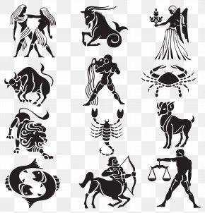 Transparent Zodiac Signs Set Clipart - Tattoo Chinese Zodiac Scorpio Astrological Sign PNG