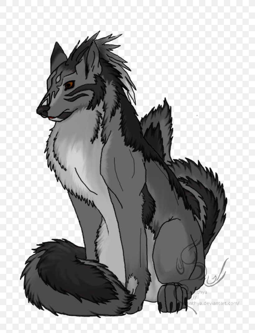 Anime Cute Wolf Drawings Coloring Page  Turkau