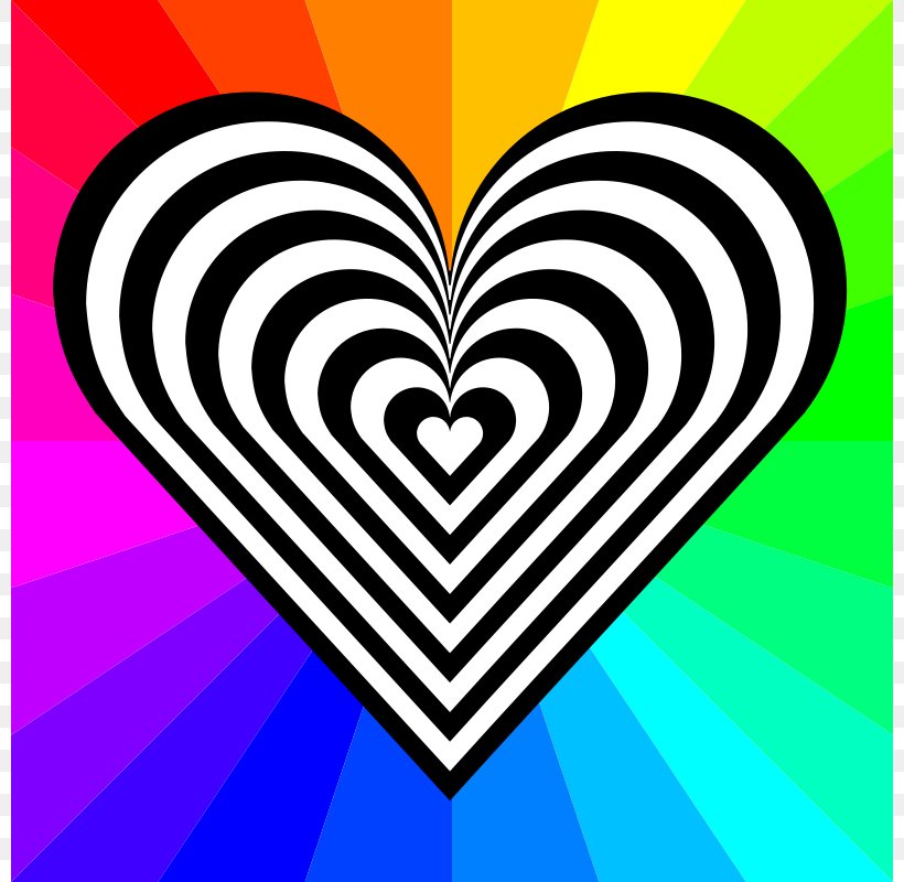 Rainbow Euclidean Vector Illustration, PNG, 800x800px, Watercolor, Cartoon, Flower, Frame, Heart Download Free