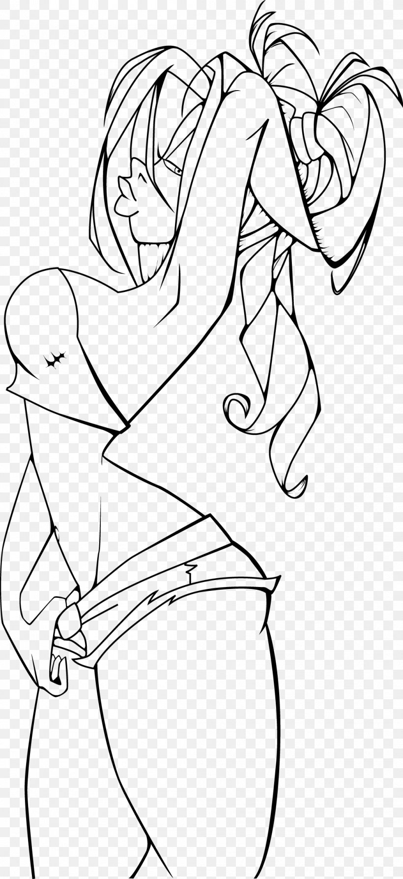 Line Art Black And White Drawing Visual Arts, PNG, 1048x2282px, Watercolor, Cartoon, Flower, Frame, Heart Download Free