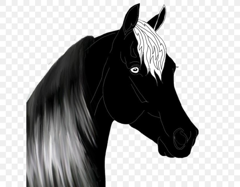 Mustang Stallion Pony Halter Bridle, PNG, 640x640px, Mustang, Black And White, Bridle, Character, Drawing Download Free