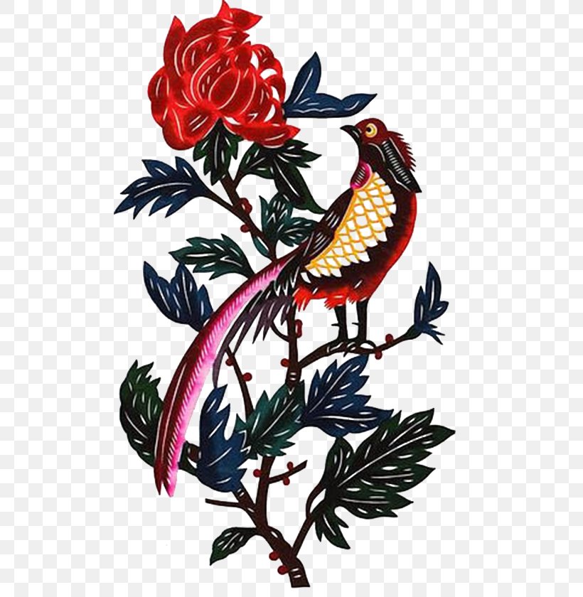 Paper Embroidery Icon, PNG, 500x840px, Paper, Art, Beak, Bird, Branch Download Free