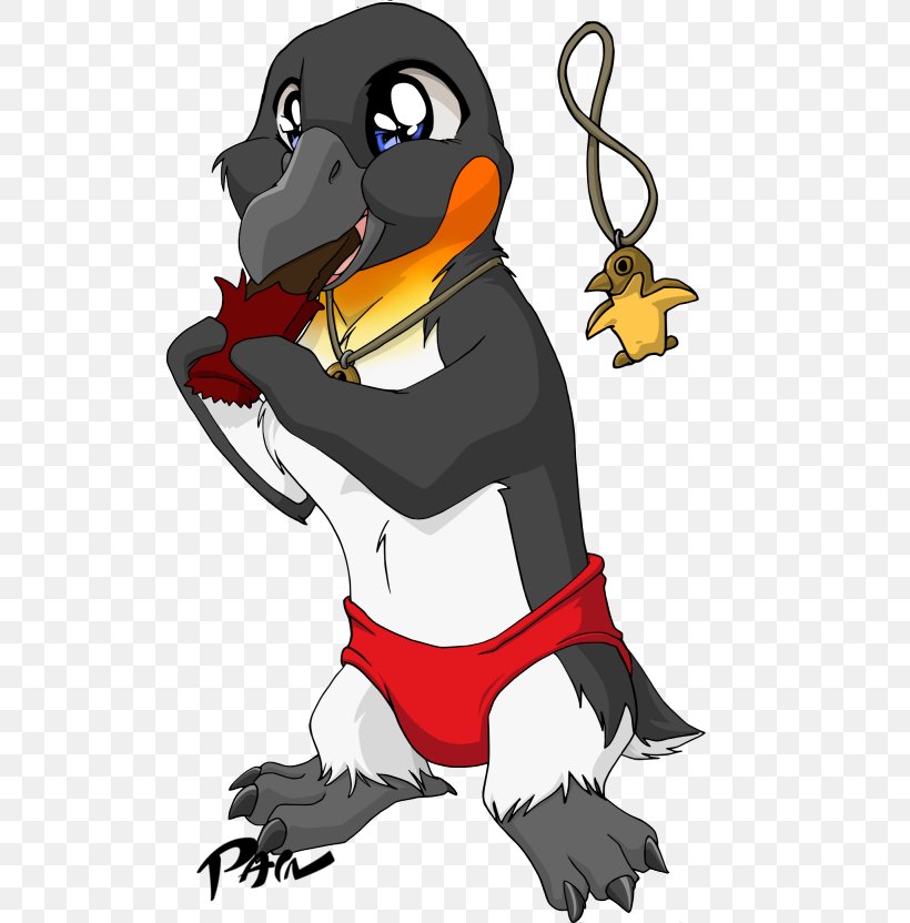 Penguin Character Fiction Clip Art, PNG, 519x832px, Penguin, Art, Beak, Bird, Cartoon Download Free