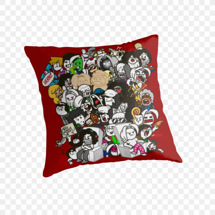 Pillow Cushion T-shirt Game Grumps, PNG, 875x875px, Pillow, Cushion, Game Grumps, Textile, Throw Pillow Download Free