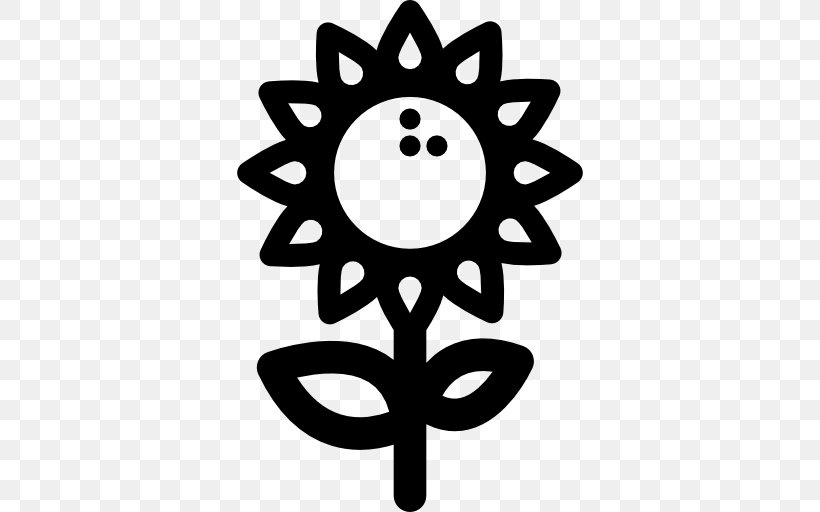 Sunflower Silhouette, PNG, 512x512px, Symbol, Agriculture, Black And White, Common Sunflower, Filename Extension Download Free