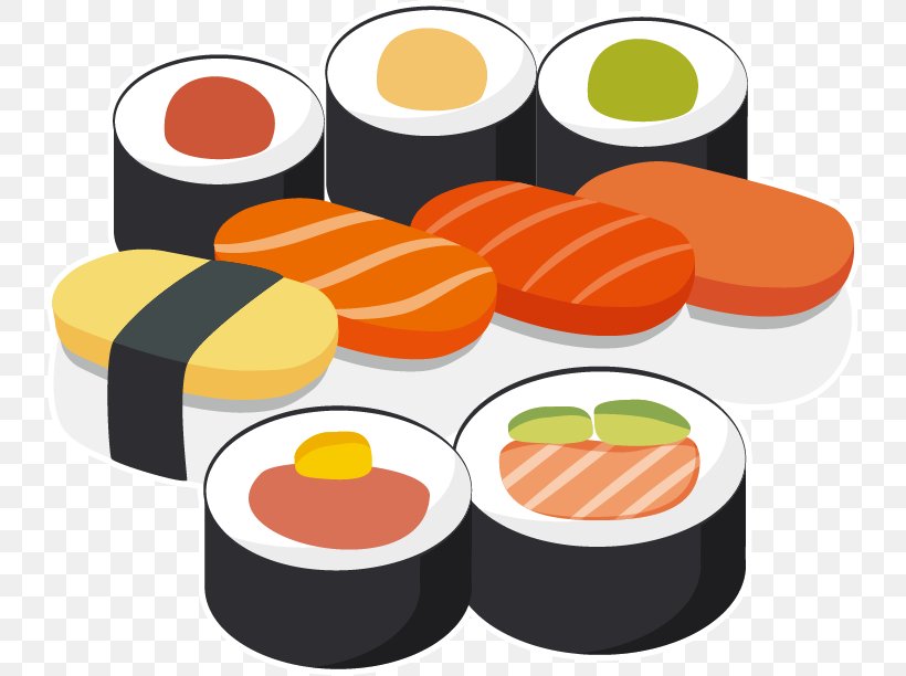 Sushi Japanese Cuisine, PNG, 738x612px, Sushi, Cuisine, Food, Fundal ...
