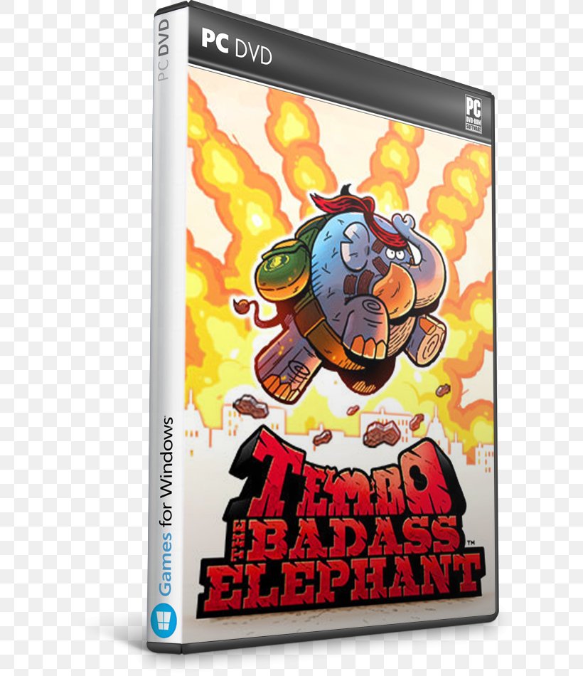 Tembo The Badass Elephant PC Game PlayStation 4 Video Game, PNG, 620x950px, Game, Computer, Digital Data, Dumbo, Dvd Download Free
