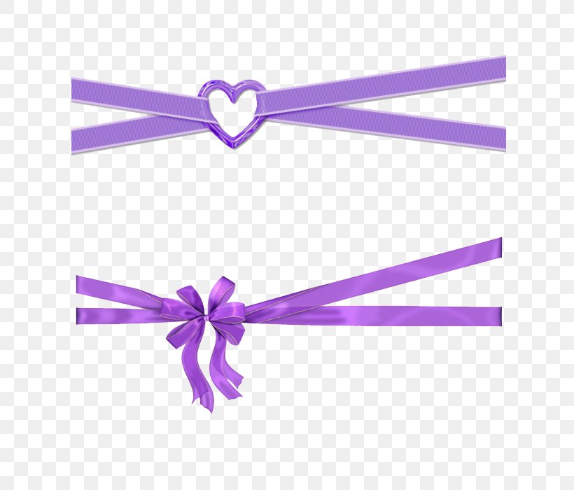 Purple Ribbon Violet Clip Art, PNG, 700x700px, Purple, Magenta, Petal, Red, Ribbon Download Free
