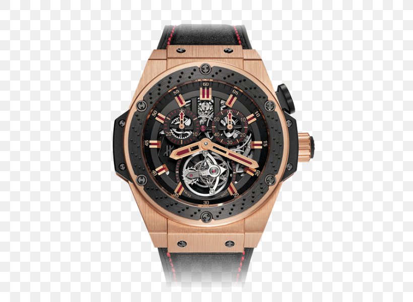 Watch Hublot King Power Tourbillon Clock, PNG, 553x600px, Watch, Brand, Chronograph, Clock, Gold Download Free