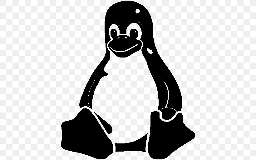 Linux Operating Systems APT, PNG, 512x512px, Linux, Apt, Beak, Bird, Black And White Download Free