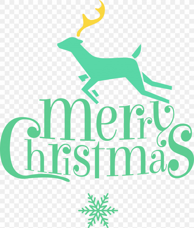 Reindeer, PNG, 2550x3000px, Green Merry Christmas, Antler, Green, Line, Logo Download Free