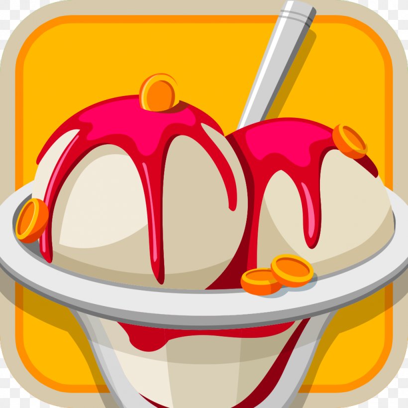 Sundae Ice Cream Cake Pop Cooking Game For Kids Waffle, PNG, 1024x1024px, Sundae, Cooking, Cream, Cuisine, Flavor Download Free