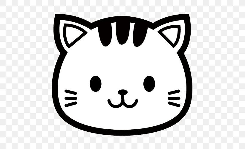 Cat Clip Art, PNG, 500x500px, Cat, Black, Black And White, Can Stock Photo, Drawing Download Free
