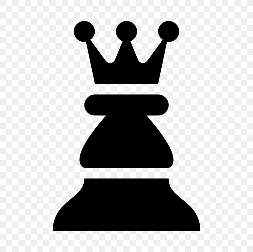 Chess Pawn Queen Icon, PNG, 1600x1600px, Chess, Artwork, Bishop And Knight Checkmate, Black And White, Chess Piece Download Free