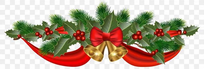 Christmas Decoration, PNG, 3000x1027px, Christmas Decoration, Christmas, Christmas Eve, Christmas Ornament, Fir Download Free