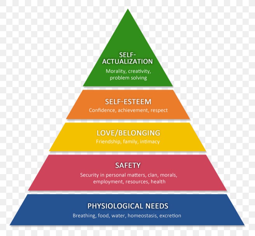 Maslow's Hierarchy Of Needs Want Desire Psychology, PNG, 800x759px ...
