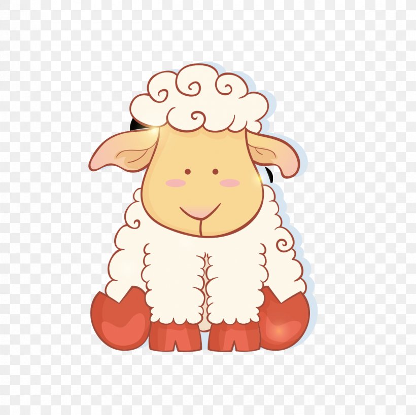 Sheep Santa Claus Goat Stock Illustration, PNG, 1181x1181px, Sheep, Art, Cartoon, Chinese Zodiac, Christmas Download Free
