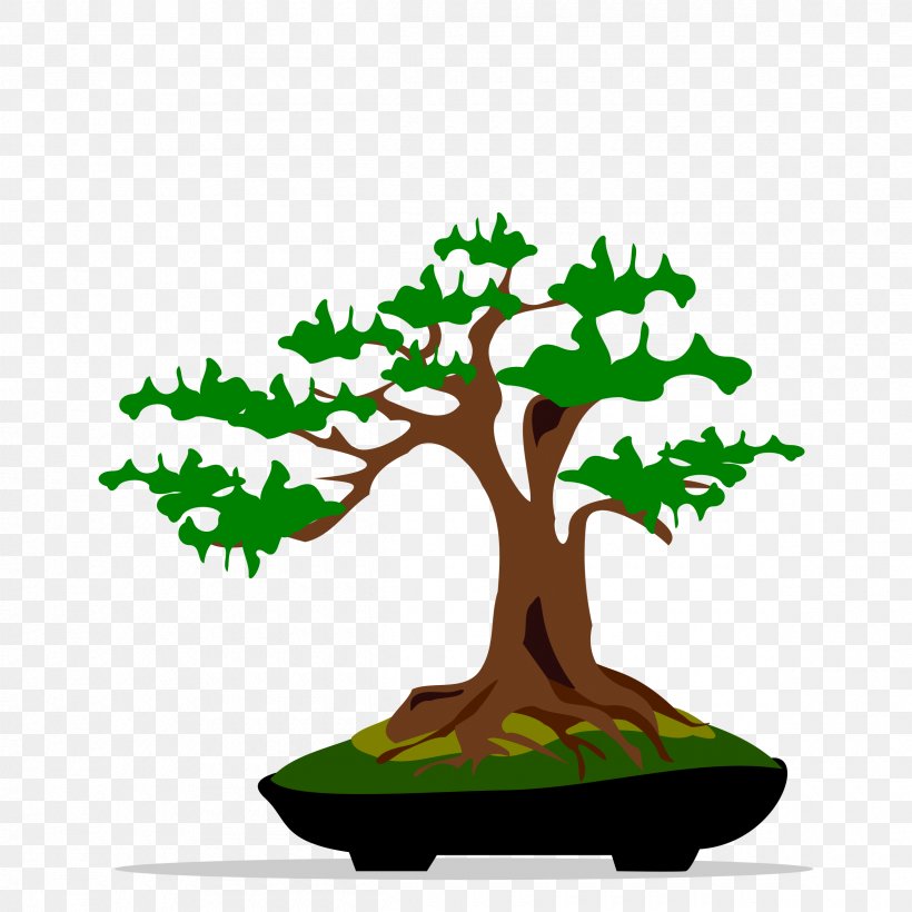 Bonsai Tree Ficus Retusa Clip Art, PNG, 2400x2400px, Bonsai, Artwork, Branch, Ficus Retusa, Flowerpot Download Free