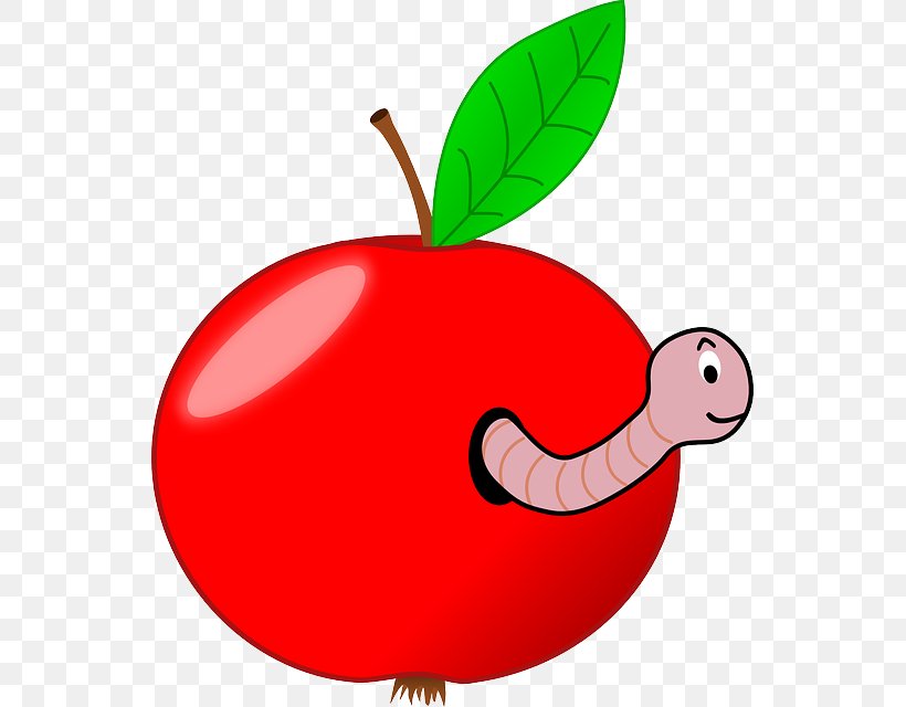 Worm Apple Clip Art, PNG, 545x640px, Worm, Apple, Artwork, Document, Food Download Free