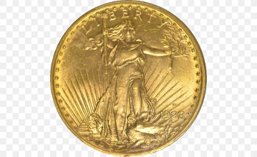 Gold Coin Gold Coin Saint-Gaudens Double Eagle Numismatic Guaranty Corporation, PNG, 500x500px, Coin, Ancient History, Augustus Saintgaudens, Brass, Bronze Medal Download Free