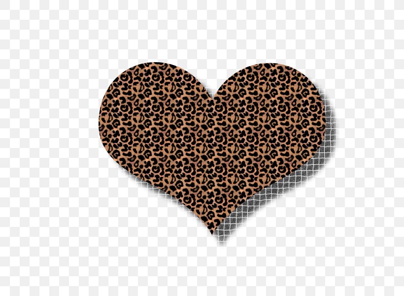 Leopard Cheetah Animal Print Heart, PNG, 600x600px, Leopard, Animal Print, Brown, Cheetah, Computer Download Free