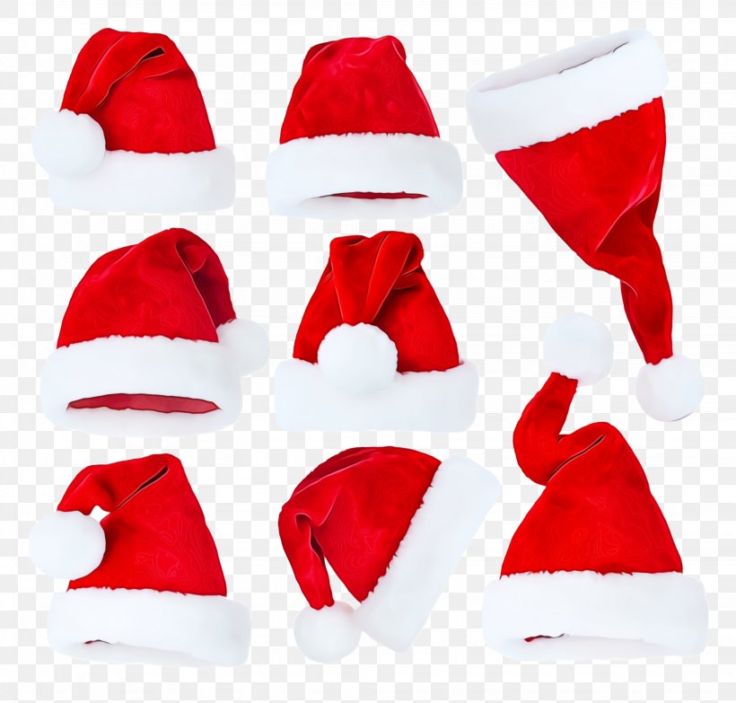 Santa Claus, PNG, 2048x1956px, Watercolor, Bonnet, Cap, Carmine, Costume Accessory Download Free
