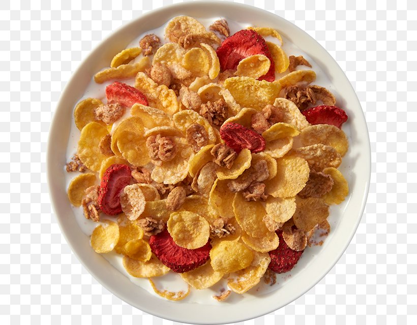 Breakfast Cereal Waffle Honey Bunches Of Oats Cereal Strawberry, PNG, 640x640px, Breakfast Cereal, Breakfast, Cereal, Corn Flakes, Cuisine Download Free