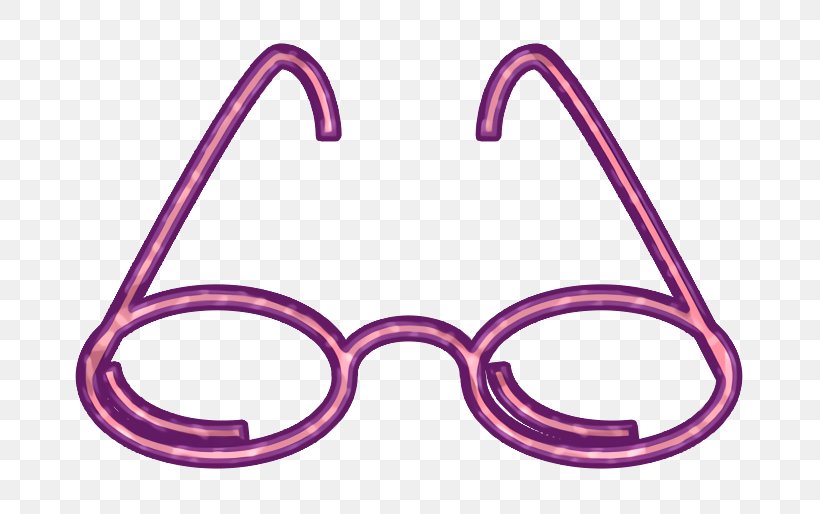 Glasses Icon Outline Icon Red Icon, PNG, 802x514px, Glasses Icon, Eyewear, Glasses, Goggles, Magenta Download Free