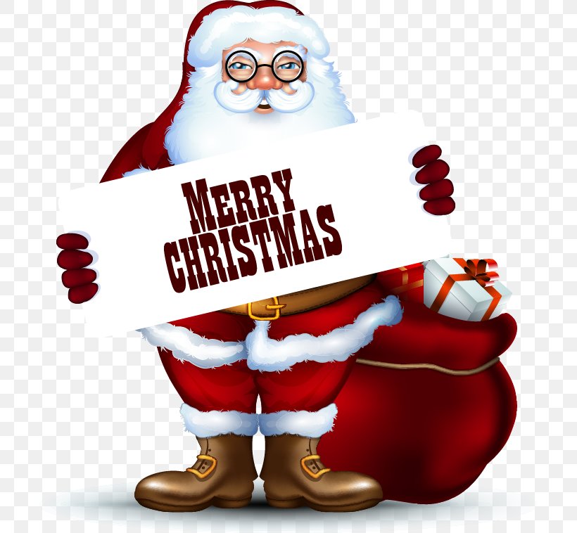 Santa Claus Christmas Clip Art, PNG, 707x758px, Santa Claus, Christmas, Christmas Card, Christmas Ornament, Christmas Tree Download Free