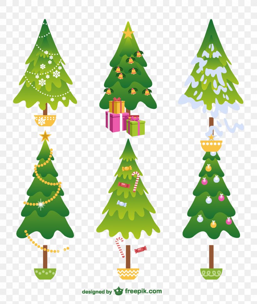 Christmas Tree Cartoon Illustration, PNG, 1337x1581px, Christmas, Animation, Art, Cartoon, Christmas Decoration Download Free