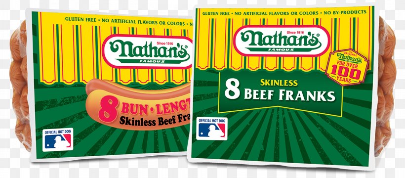 Nathan's Hot Dog Eating Contest Hot Dog Days Nathan's Famous, PNG, 1363x600px, Hot Dog, Barbecue, Beef, Brand, Cheese Download Free