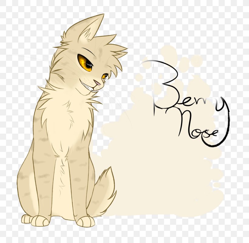 Warriors Cat Honeyfern Tigerstar Berrynose, PNG, 800x800px, Watercolor, Cartoon, Flower, Frame, Heart Download Free