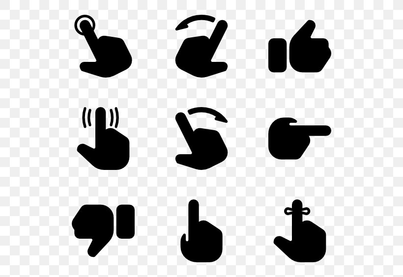 The Iconfactory Clip Art, PNG, 600x564px, Iconfactory, Black And White, Finger, Gesture, Hand Download Free