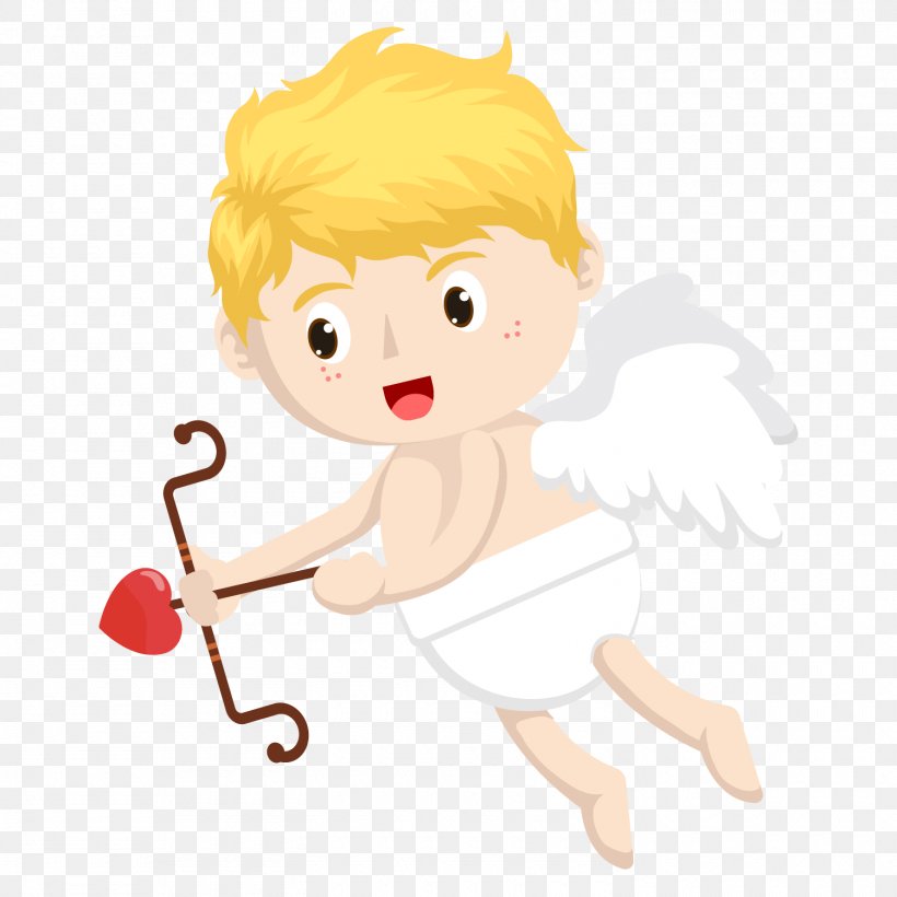 Image Illustration Clip Art Cupid, PNG, 1500x1500px, Watercolor, Cartoon, Flower, Frame, Heart Download Free