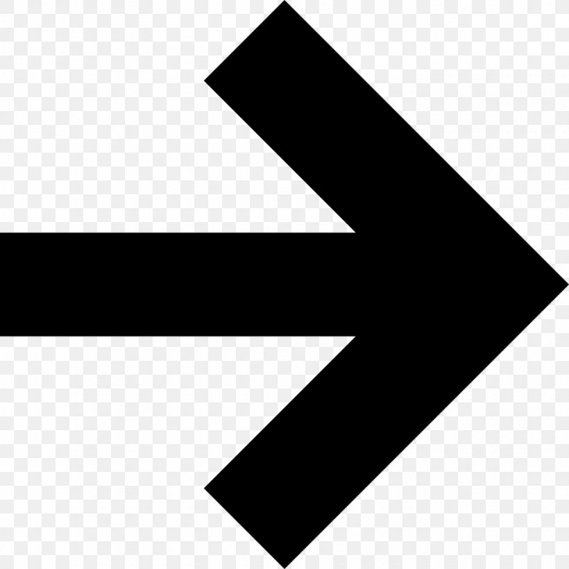 Arrow Symbol Sign Clip Art, PNG, 980x980px, Symbol, Black, Black And White, Character, Sign Download Free