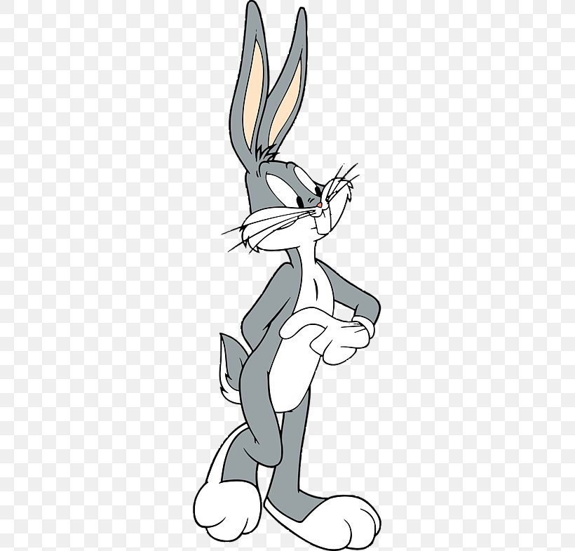 Bugs Bunny Looney Tunes Speedy Gonzales Clip Art, PNG, 561x785px, Bugs Bunny, Art, Artwork, Baby Looney Tunes, Black And White Download Free